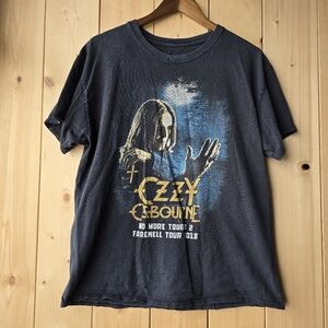 Ozzy Ozbourne No More Tours 2 Farewell Tour 2018 Black Concert T Shirt
